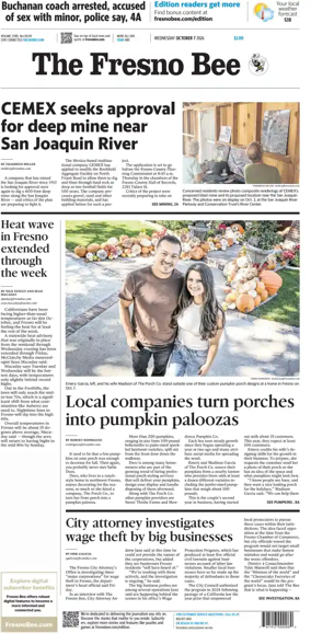 Cover of The Fresno Bee