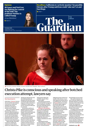 Cover of The Guardian (USA)