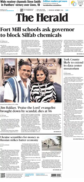 Cover of The Herald (Rock Hill)