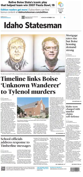 Cover of The Idaho Statesman