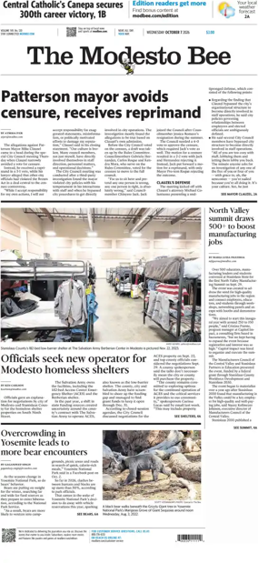 Cover of The Modesto Bee