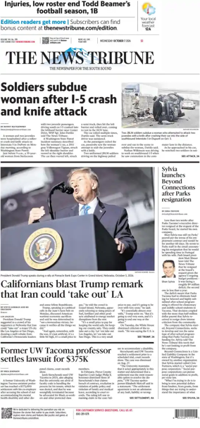Cover of The News Tribune