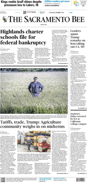 Cover of The Sacramento Bee