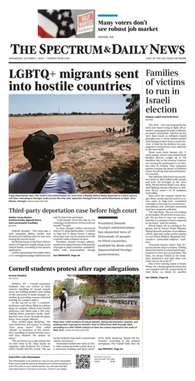 Cover of The Spectrum & Daily News