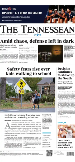 Cover of The Tennessean