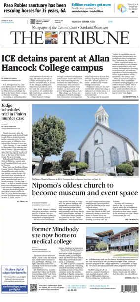 Cover of The Tribune (SLO)