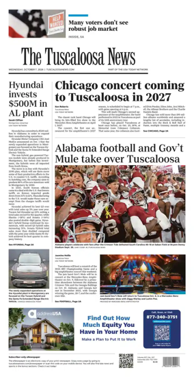 Cover of The Tuscaloosa News