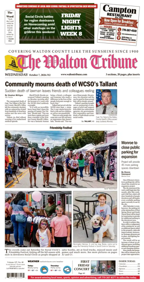 Cover of The Walton Tribune