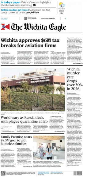 Cover of The Wichita Eagle