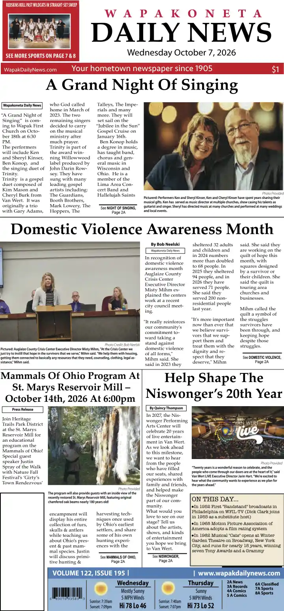 Cover of Wapakoneta Daily News