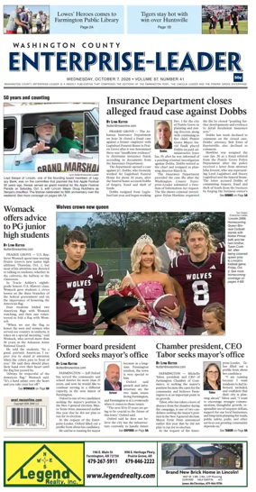 Cover of Washington County Enterprise-Leader