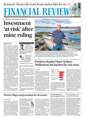 Cover of The Australian Financial Review