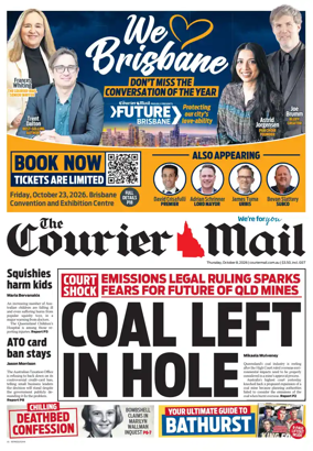 Cover of The Courier-Mail