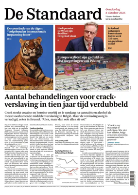 Cover of De Standaard