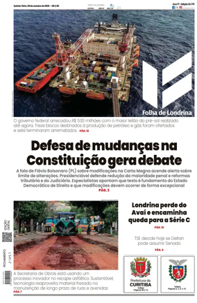 Cover of Folha de Londrina