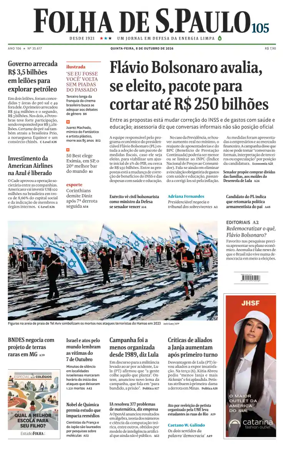 Cover of Folha de S.Paulo
