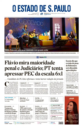 Cover of O Estado de S. Paulo