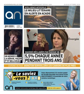 Cover of Acadie Nouvelle