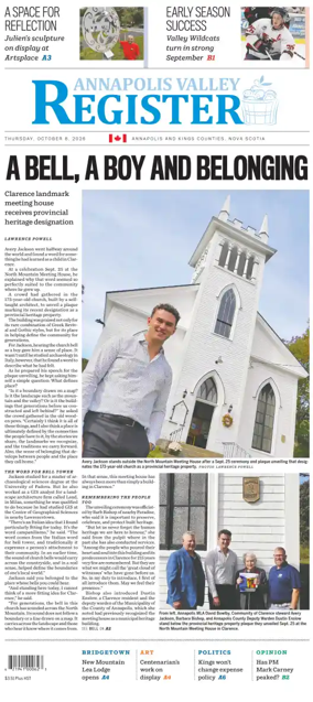Cover of Annapolis Valley Register