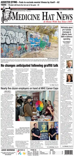 Cover of Medicine Hat News