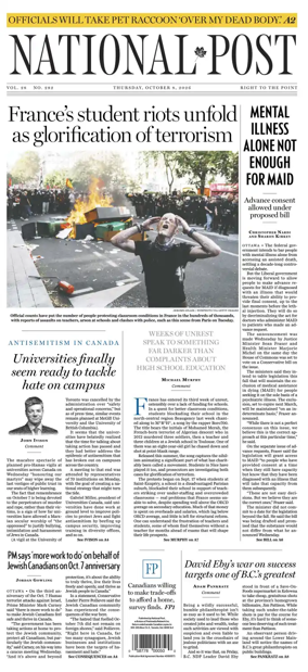 Cover of National Post - (National Edition)