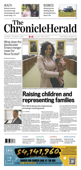 Cover of The Chronicle Herald (Provincial)