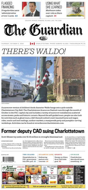 Cover of The Guardian (Charlottetown)