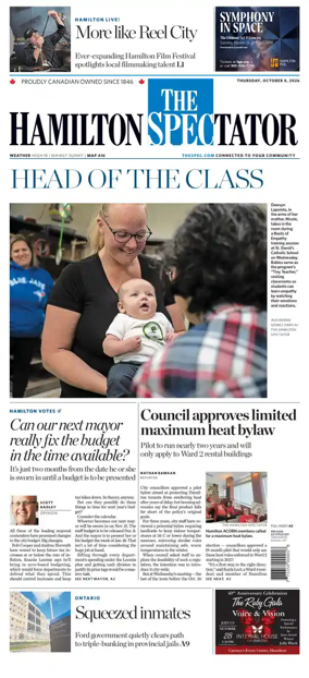 Cover of The Hamilton Spectator