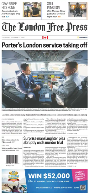 Cover of The London Free Press