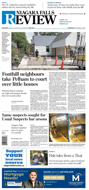 Cover of The Niagara Falls Review