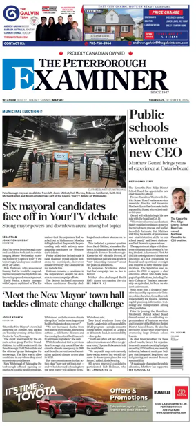 Cover of The Peterborough Examiner