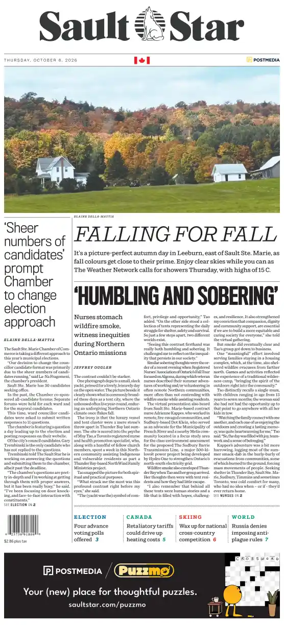 Cover of The Sault Star