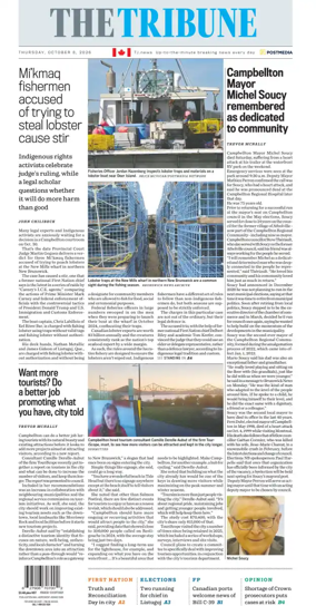 Cover of The Tribune (New Brunswick)