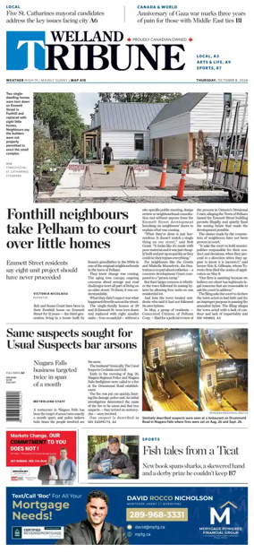 Cover of The Welland Tribune