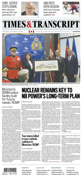 Cover of Times & Transcript