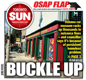 Cover of Toronto Sun
