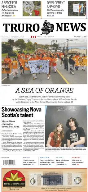 Cover of Truro News