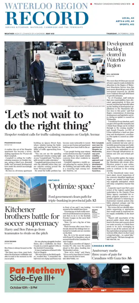 Cover of Waterloo Region Record