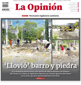 Cover of La Opinion