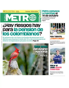 Cover of Publimetro Colombia