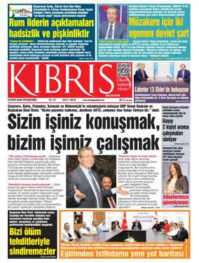 Cover of Kibris Gazetesi