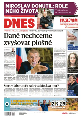 Cover of Dnes Prague Edition