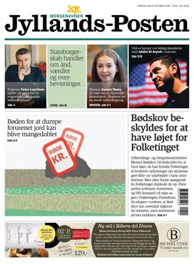 Cover of Jyllands-Posten