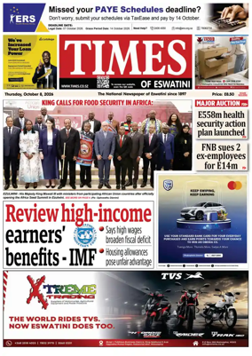 Cover of Times of Eswatini