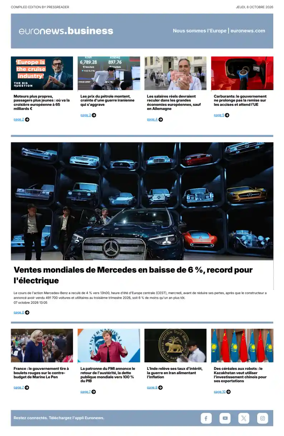 Cover of Euronews Business (French)