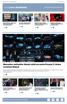 Cover of Euronews Business (German)