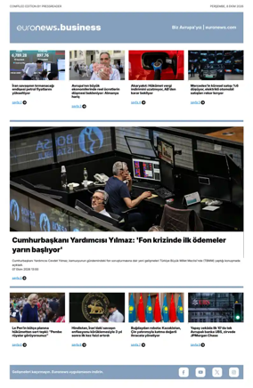 Cover of Euronews Business (Turkish) Compiled Editions
