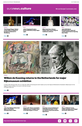 Cover of Euronews Culture and Sport Compiled Edition