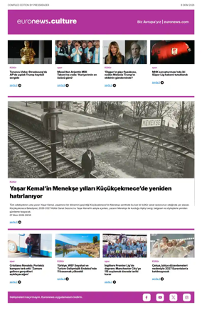 Cover of Euronews Culture and Sport (Turkish) Compiled Edition