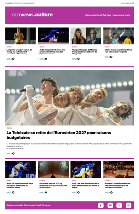 Cover of Euronews Culture (French)
